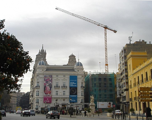 Viviendas en el centro de Valencia.